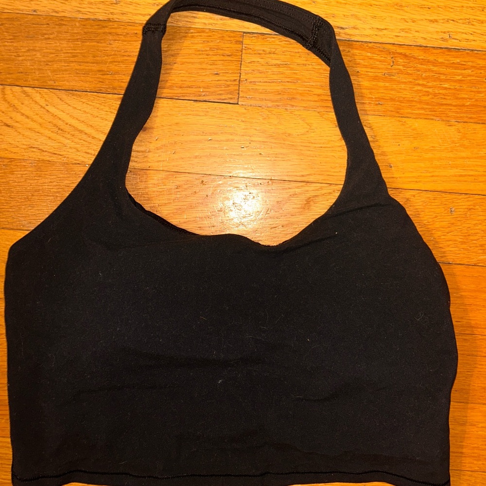Women's Black Halter Bralette Athleta
